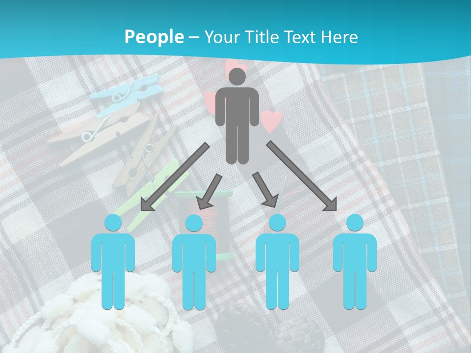 Scarf Set Macro PowerPoint Template