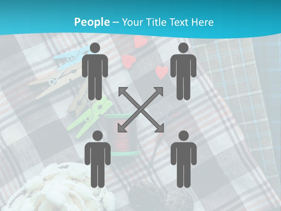 Scarf Set Macro PowerPoint Template