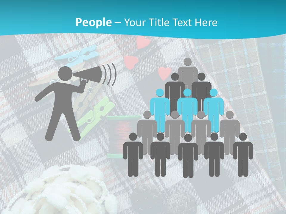 Scarf Set Macro PowerPoint Template