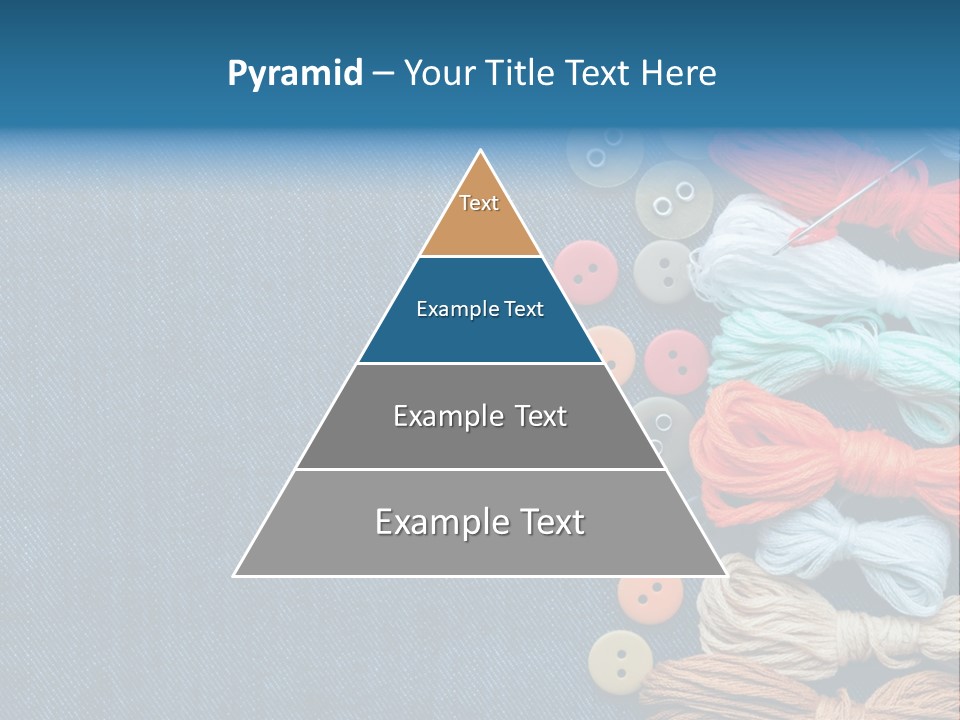 Thread Background Closeup PowerPoint Template