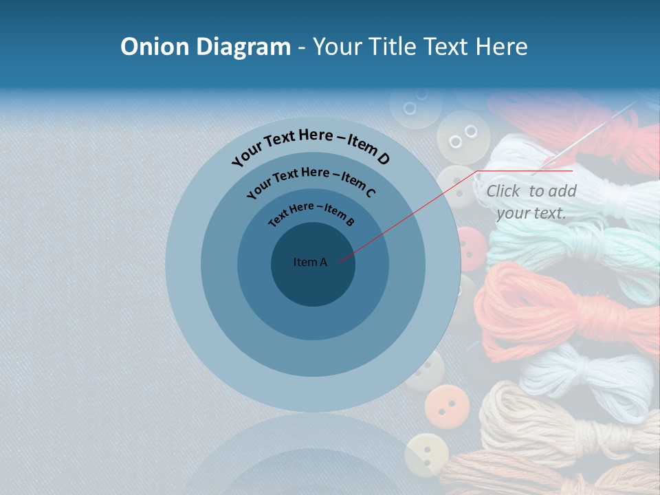 Thread Background Closeup PowerPoint Template