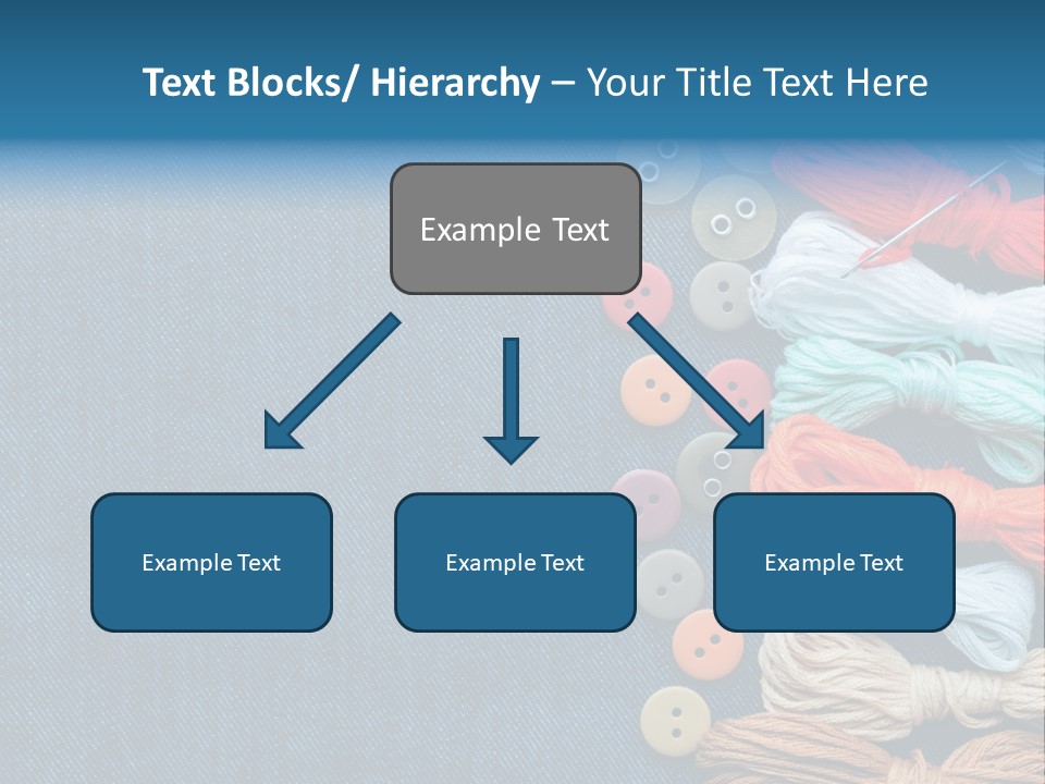 Thread Background Closeup PowerPoint Template