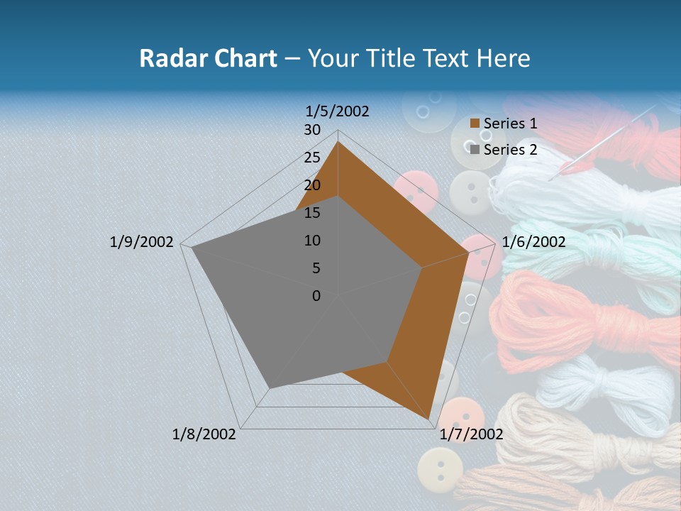 Thread Background Closeup PowerPoint Template
