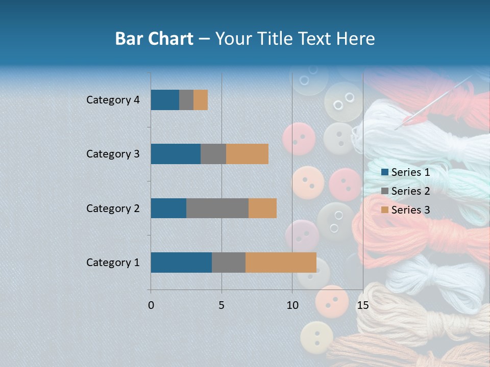 Thread Background Closeup PowerPoint Template