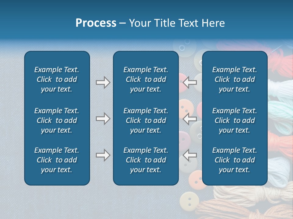 Thread Background Closeup PowerPoint Template