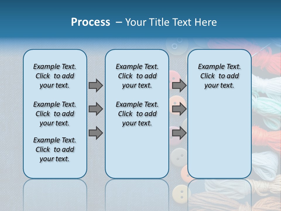 Thread Background Closeup PowerPoint Template