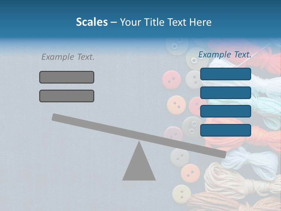 Thread Background Closeup PowerPoint Template