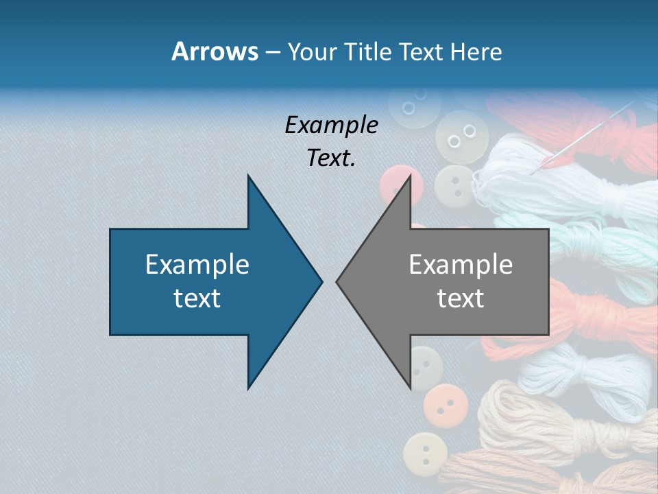 Thread Background Closeup PowerPoint Template