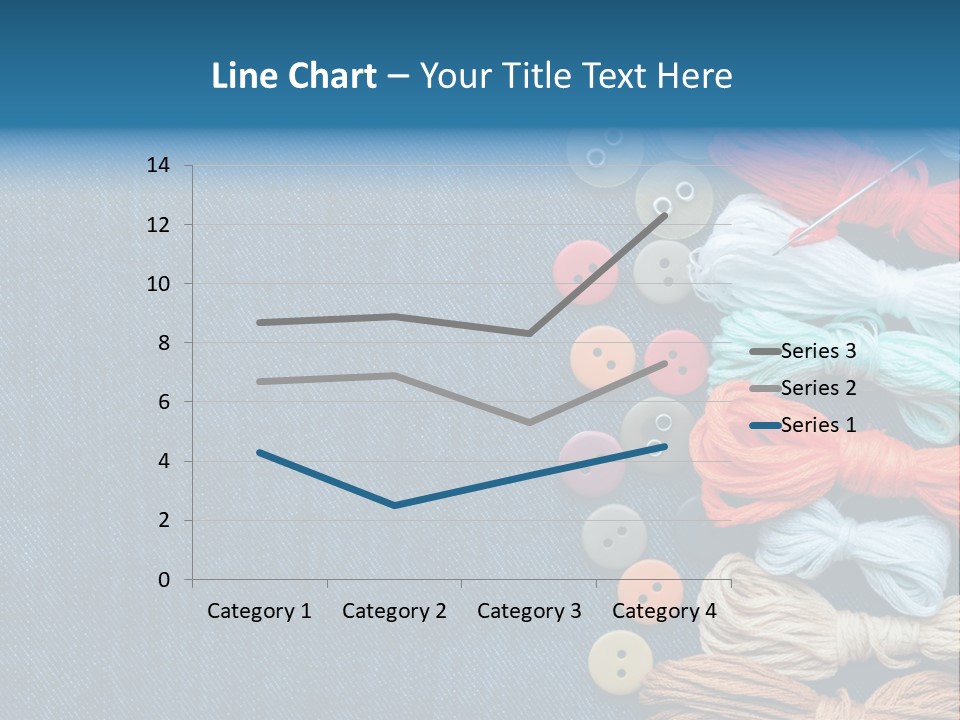 Thread Background Closeup PowerPoint Template
