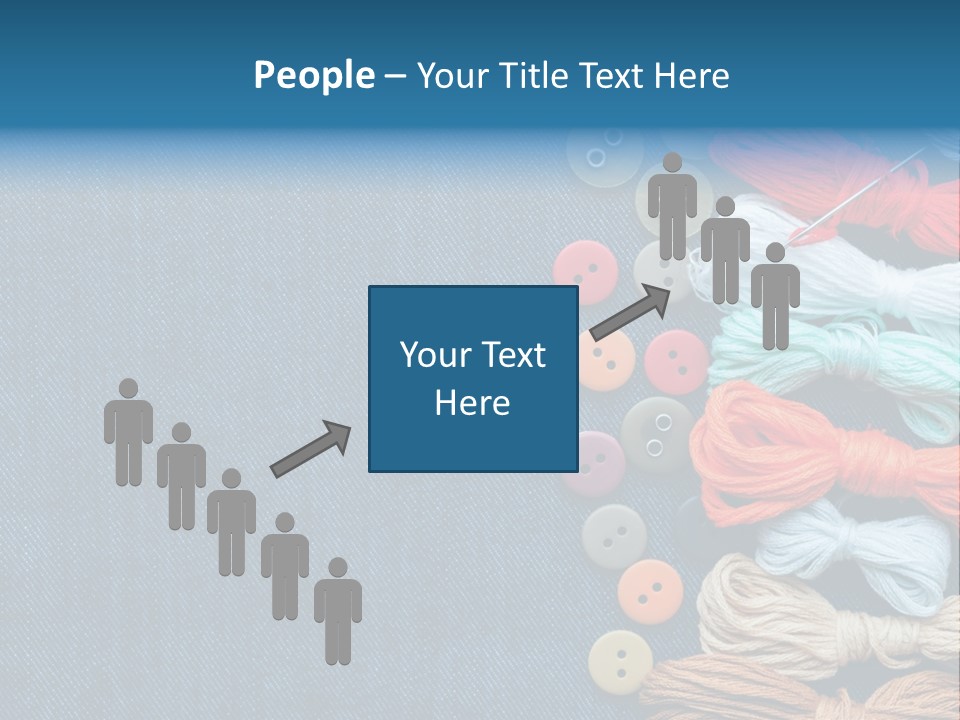 Thread Background Closeup PowerPoint Template