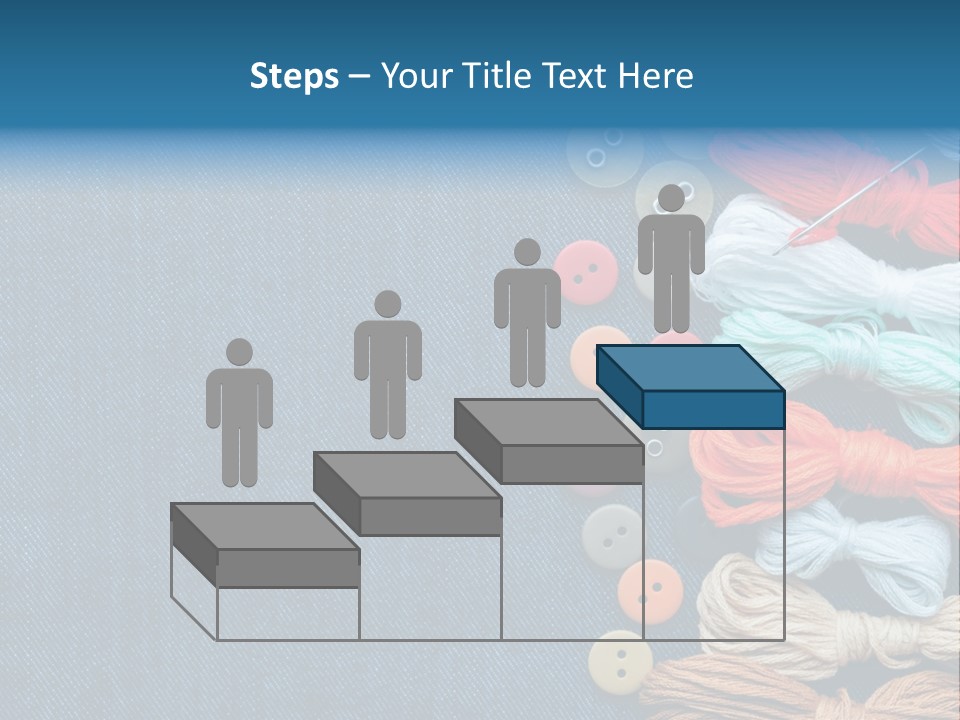 Thread Background Closeup PowerPoint Template