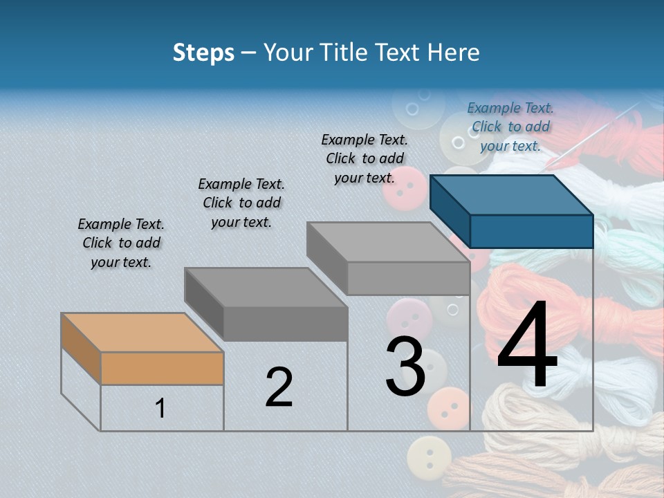 Thread Background Closeup PowerPoint Template