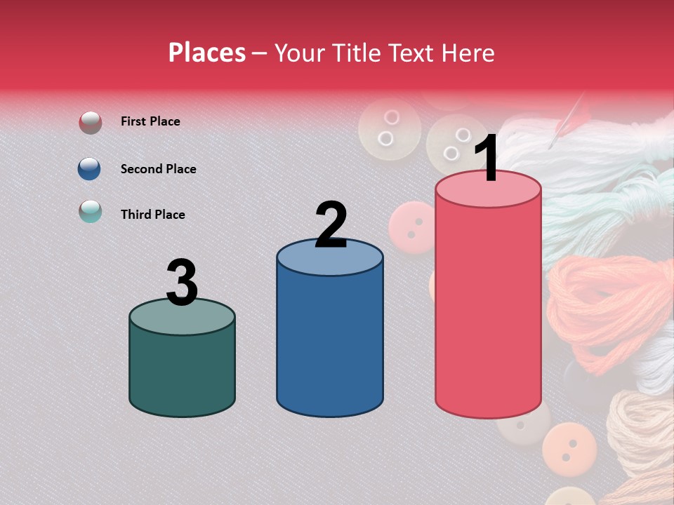 Button Horizontal Casual PowerPoint Template