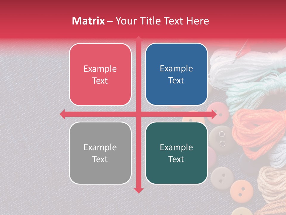 Button Horizontal Casual PowerPoint Template