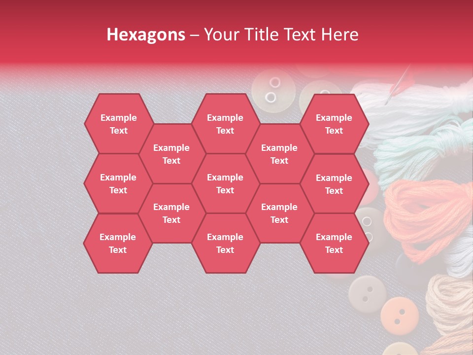 Button Horizontal Casual PowerPoint Template