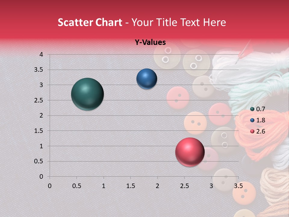 Button Horizontal Casual PowerPoint Template