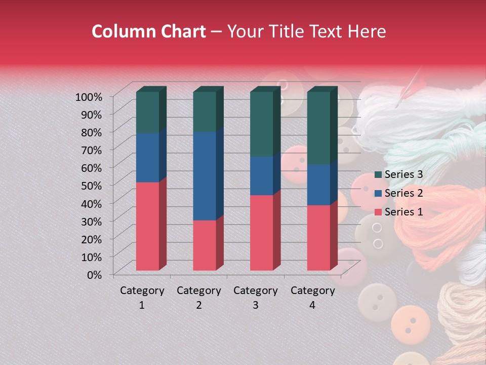 Button Horizontal Casual PowerPoint Template
