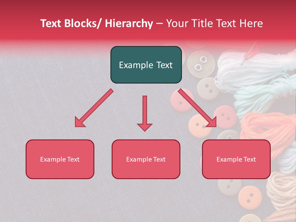 Button Horizontal Casual PowerPoint Template