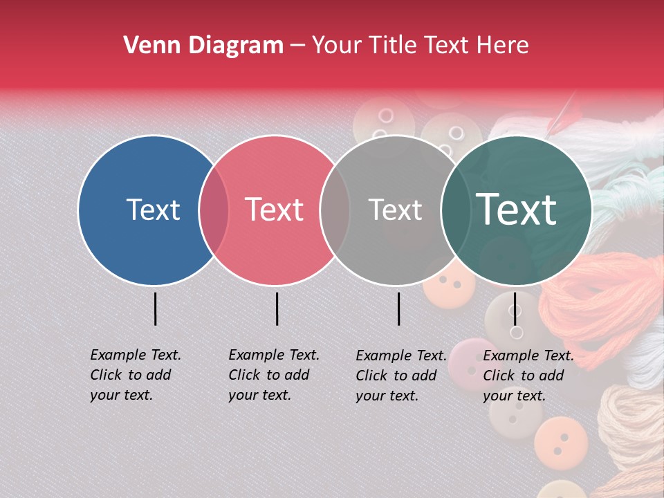 Button Horizontal Casual PowerPoint Template