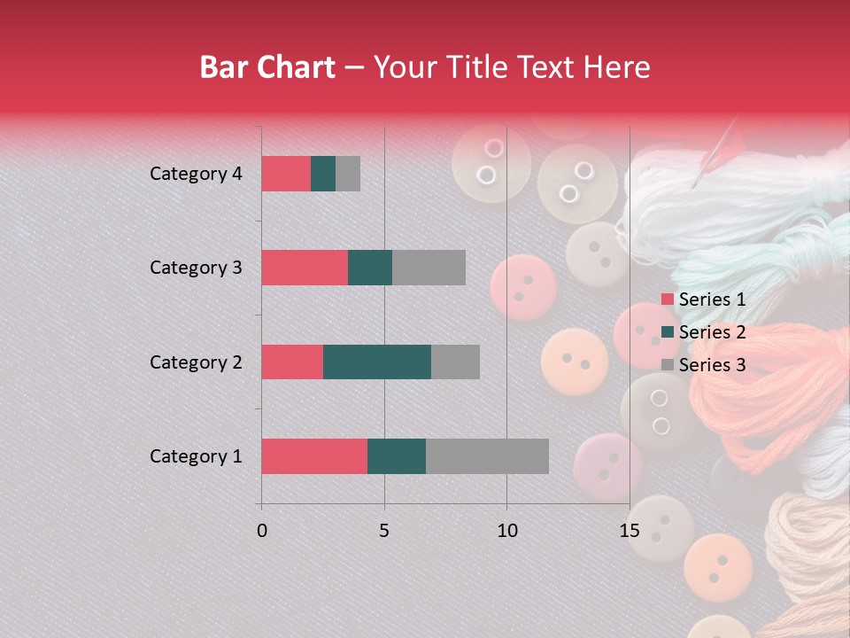 Button Horizontal Casual PowerPoint Template