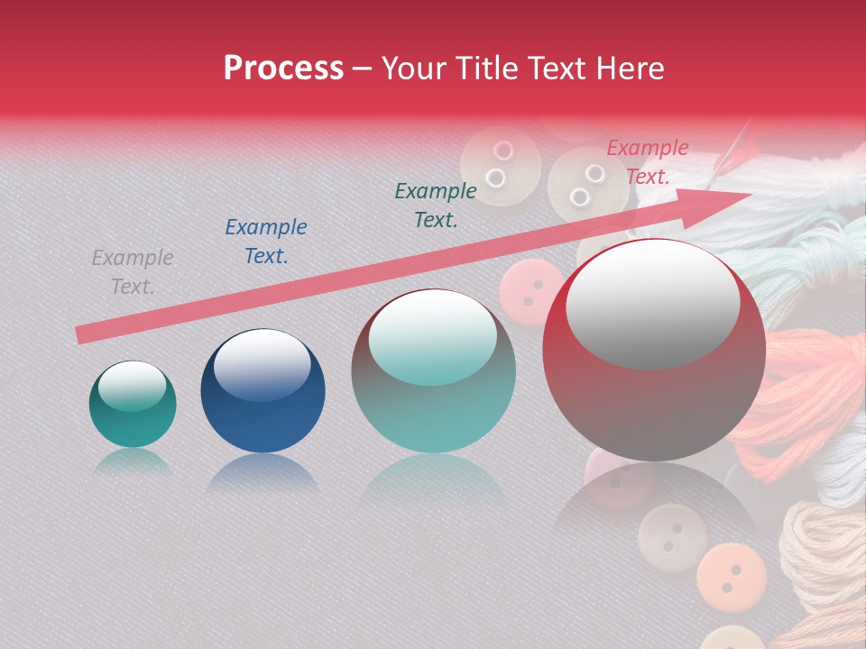 Button Horizontal Casual PowerPoint Template
