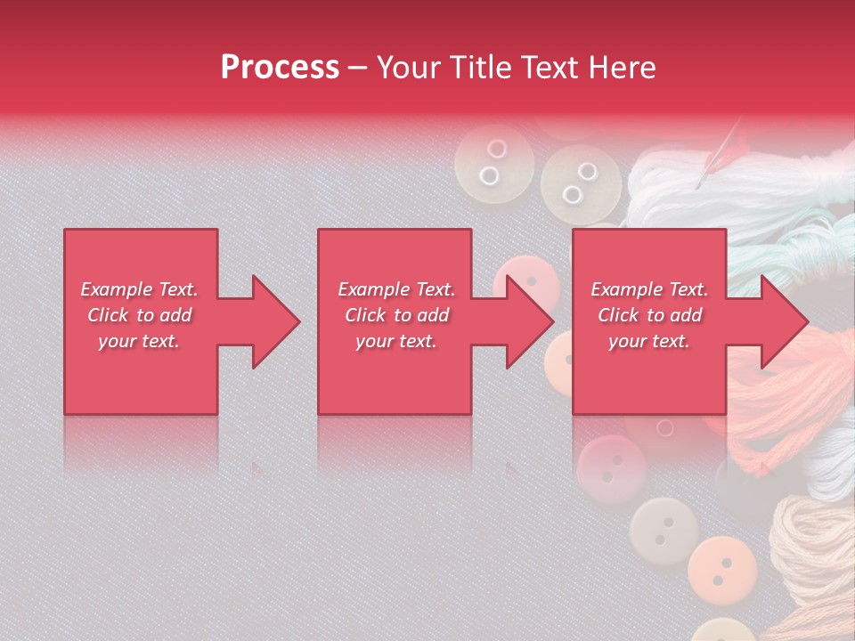 Button Horizontal Casual PowerPoint Template