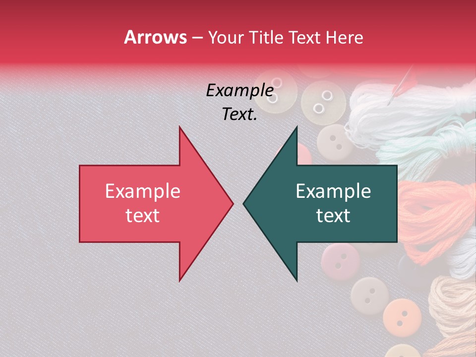 Button Horizontal Casual PowerPoint Template