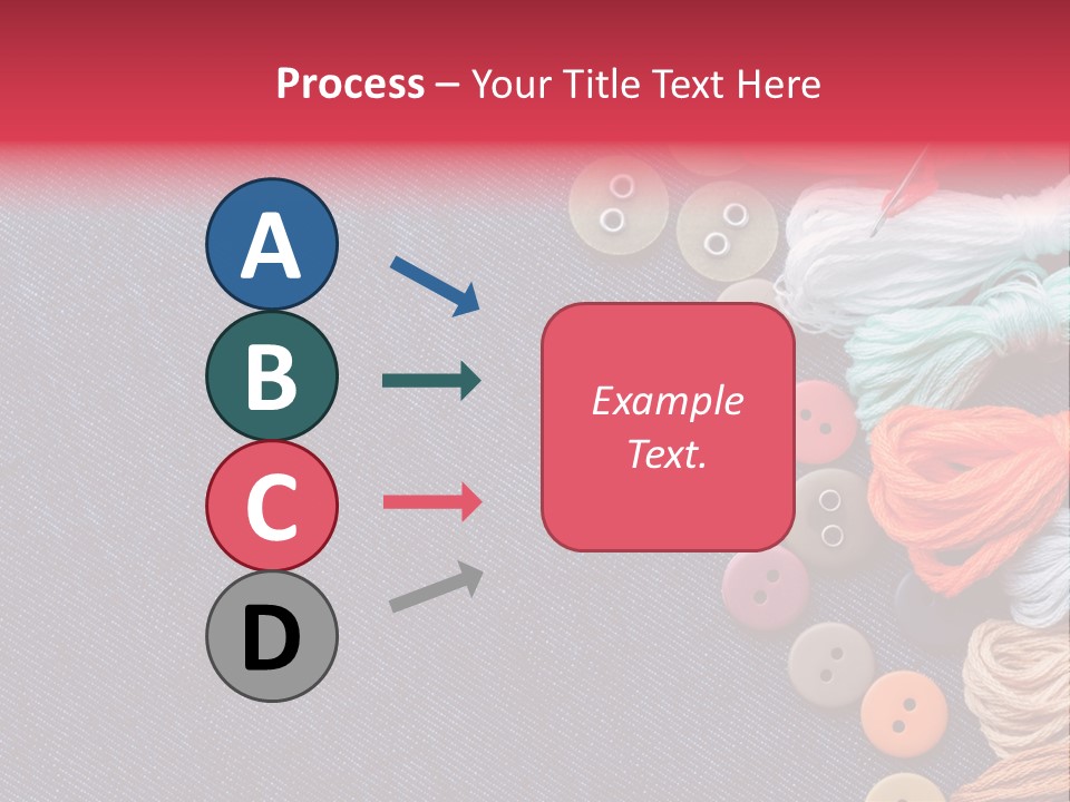 Button Horizontal Casual PowerPoint Template
