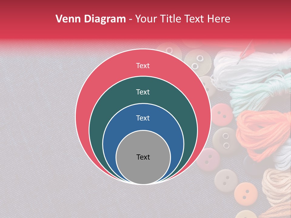 Button Horizontal Casual PowerPoint Template