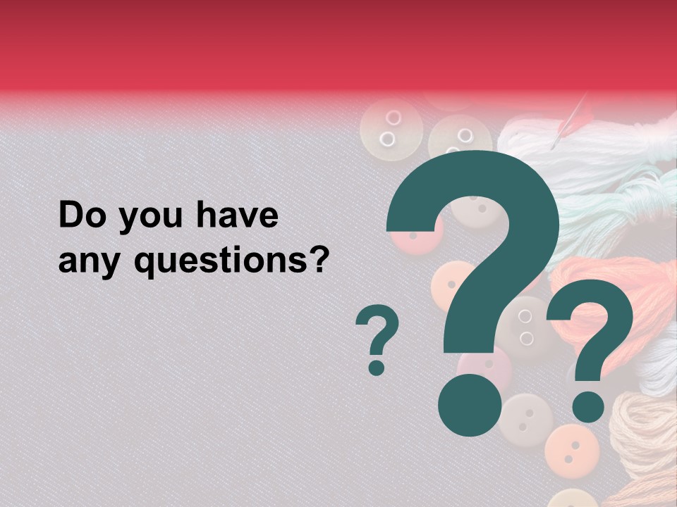 Button Horizontal Casual PowerPoint Template