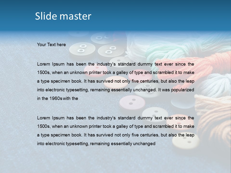 Tools White Measure PowerPoint Template