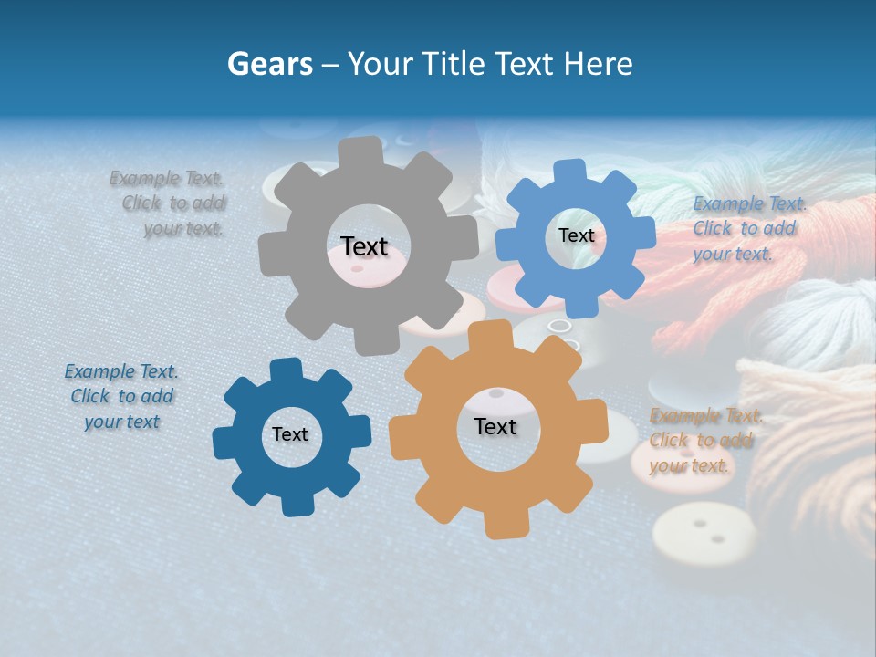 Tools White Measure PowerPoint Template