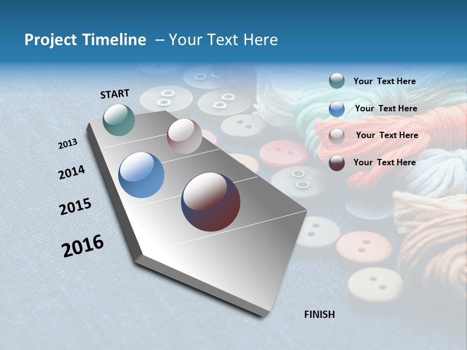 Tools White Measure PowerPoint Template