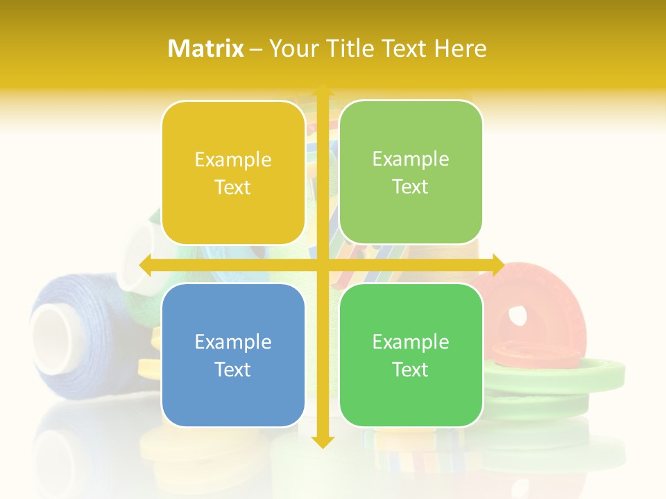 Tailor Industry Blue PowerPoint Template