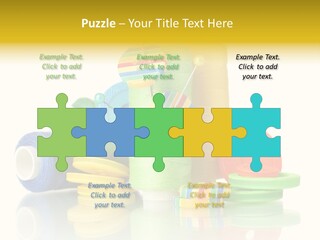 Tailor Industry Blue PowerPoint Template