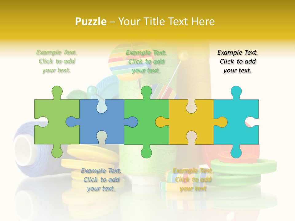 Tailor Industry Blue PowerPoint Template