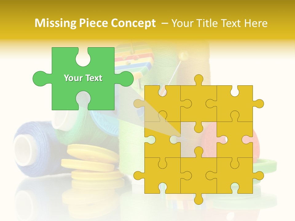 Tailor Industry Blue PowerPoint Template