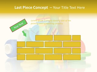 Tailor Industry Blue PowerPoint Template