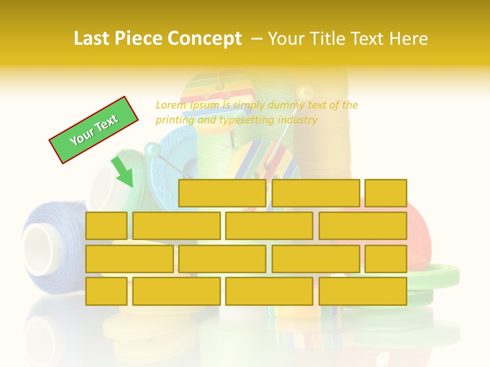 Tailor Industry Blue PowerPoint Template