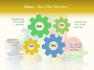 Tailor Industry Blue PowerPoint Template