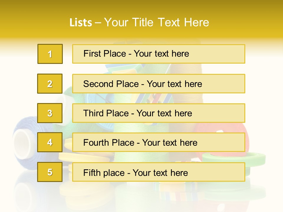 Tailor Industry Blue PowerPoint Template