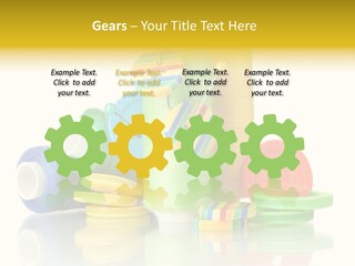 Tailor Industry Blue PowerPoint Template