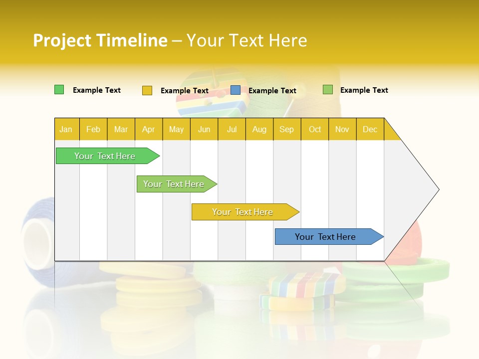 Tailor Industry Blue PowerPoint Template