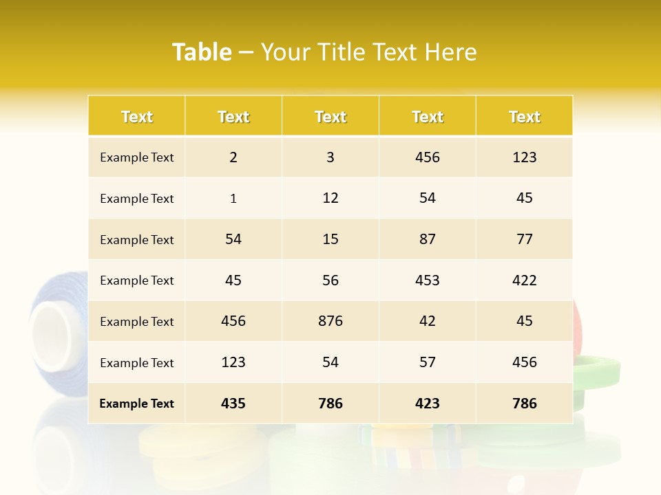 Tailor Industry Blue PowerPoint Template
