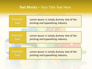 Tailor Industry Blue PowerPoint Template