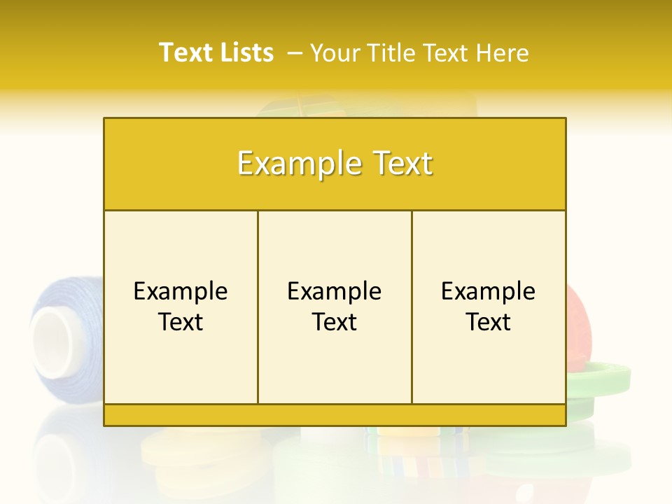 Tailor Industry Blue PowerPoint Template
