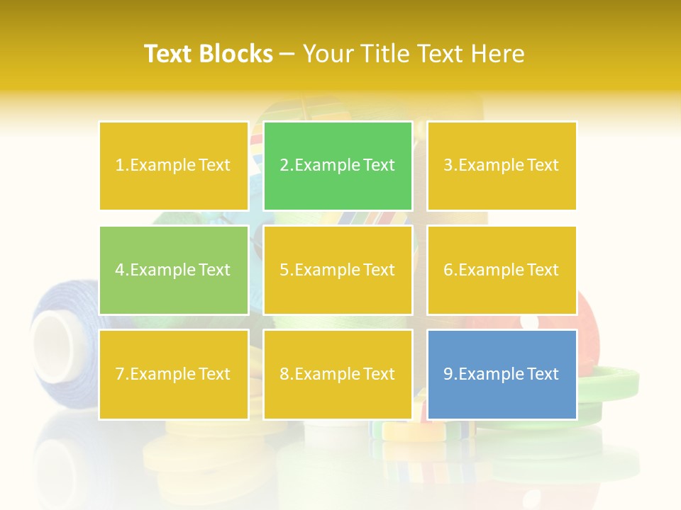 Tailor Industry Blue PowerPoint Template