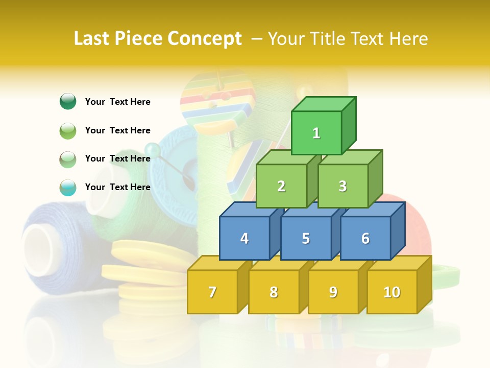 Tailor Industry Blue PowerPoint Template