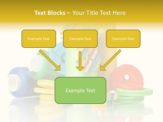 Tailor Industry Blue PowerPoint Template