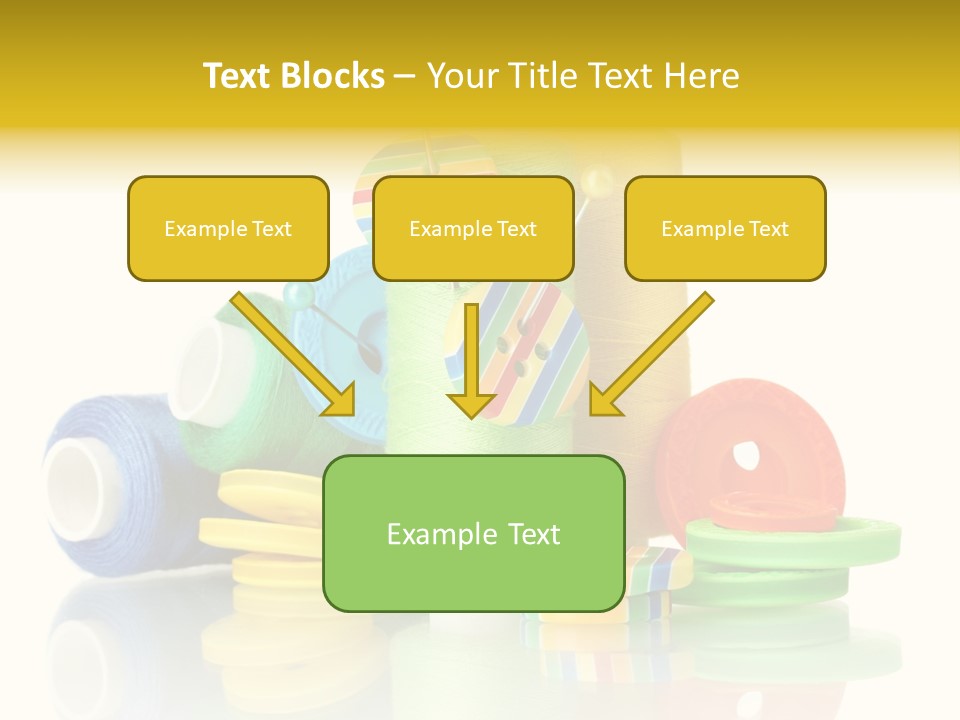 Tailor Industry Blue PowerPoint Template